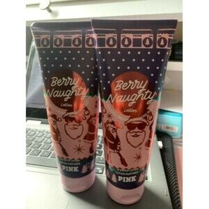 Lot X2 Victorias Secret Pink Berry Naughty Body Lotion  Sold Out New